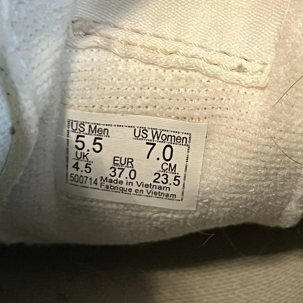 Vans authentic old